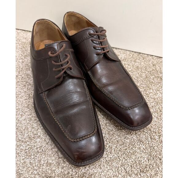 Mezlan Size 12 M Leather Lace Up Spain Brown Spain Shoes MEN\'S main image 4